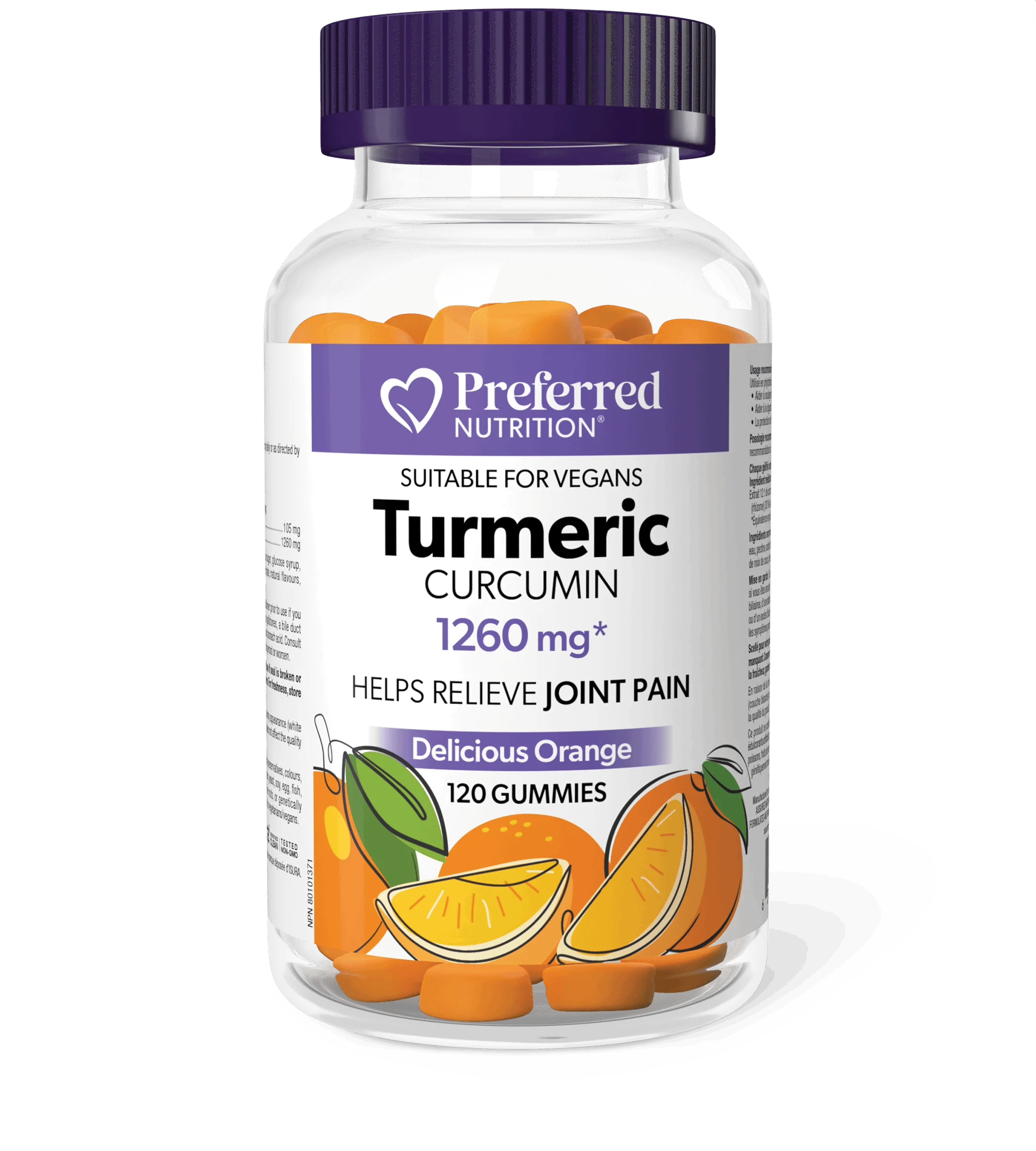 Preferred Nutrition - Turmeric Curcumin Gummies