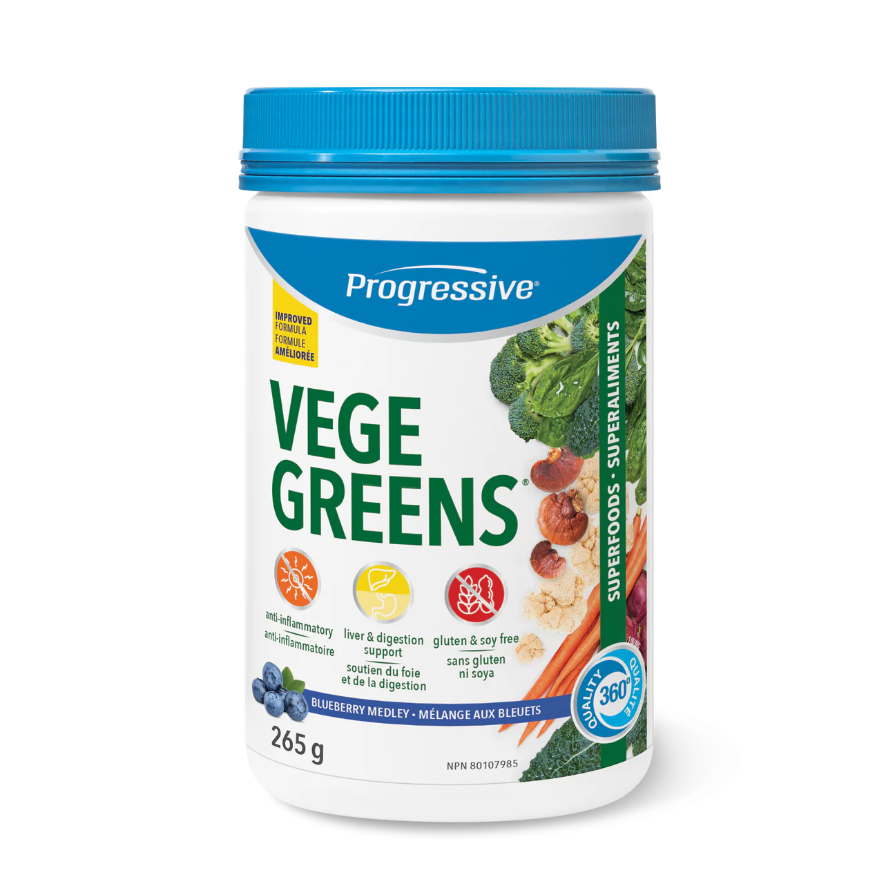 Progressive - VegeGreens -  Blueberry Medley