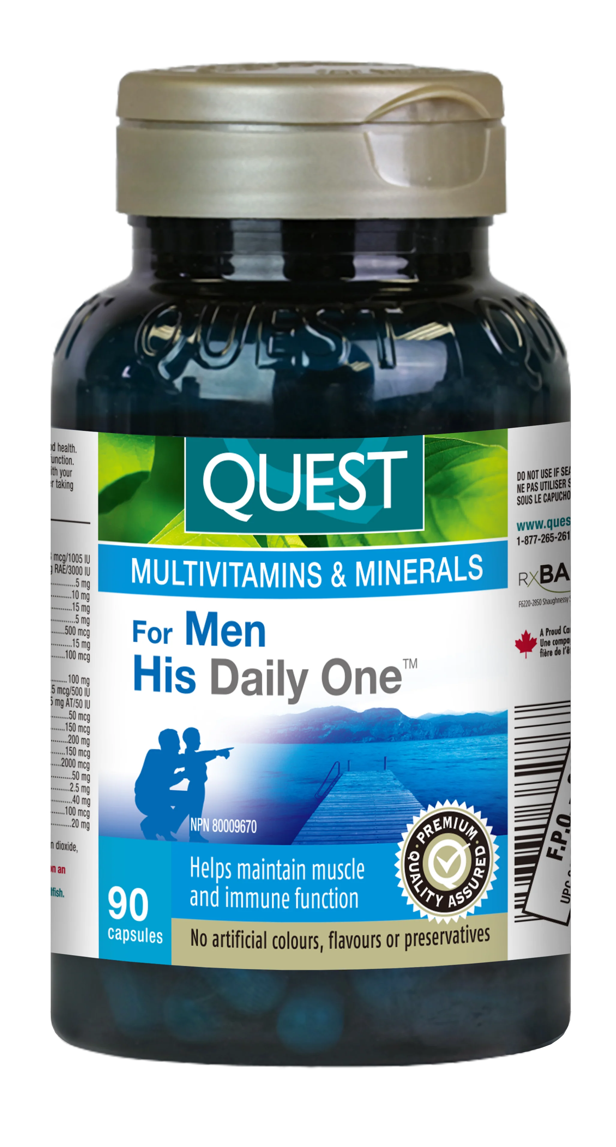 Quest - His Daily One for Men Multivitamins