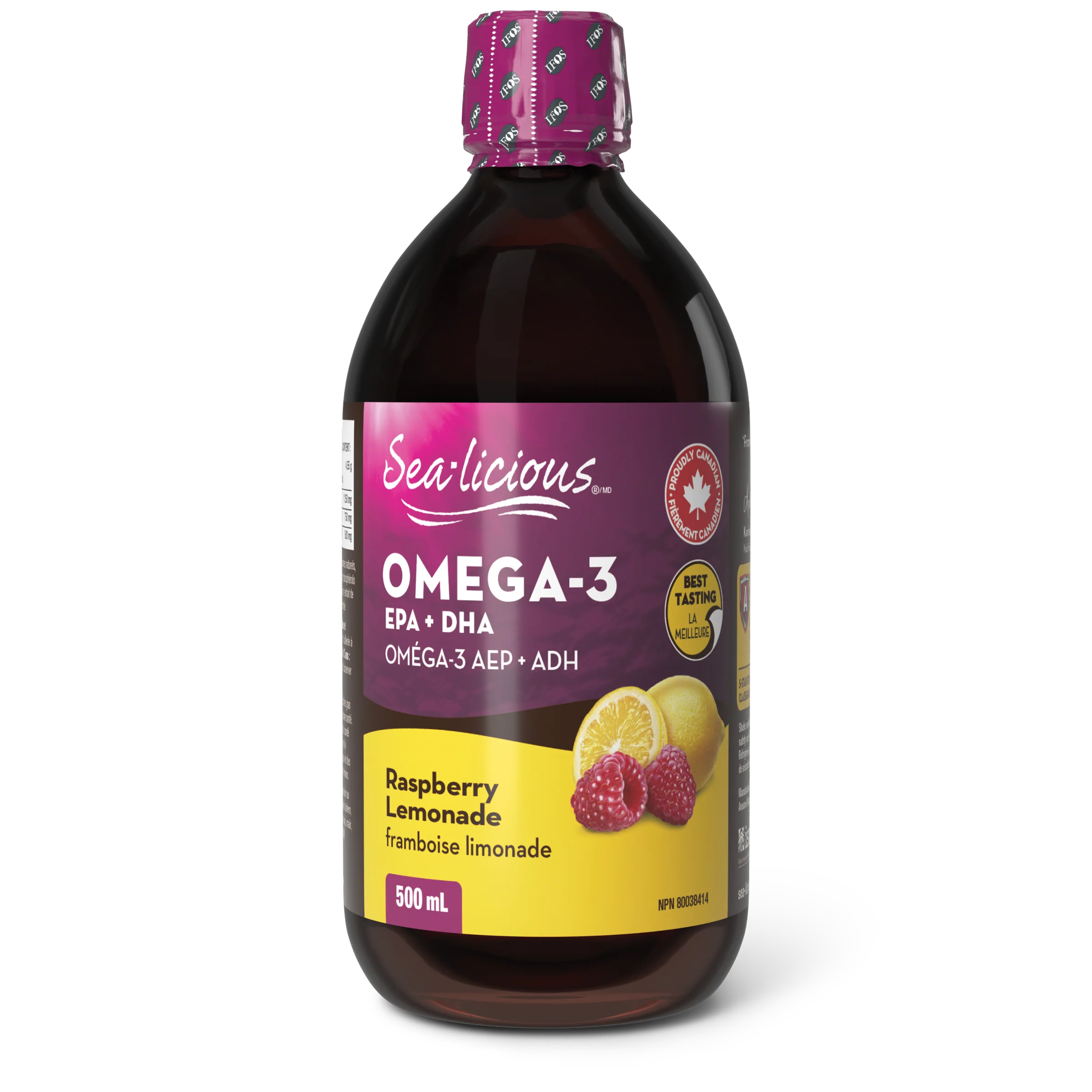 Sea-Licious - Omega-3 EPA + DHA - Raspberry Lemonade - Image 2