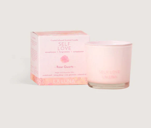 La Luna - Self Love Rose Quartz Candle