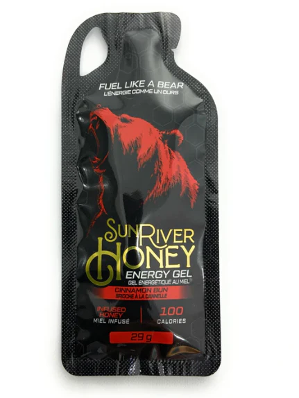 Sun River Honey - Energy Gel Cinnamon Bun