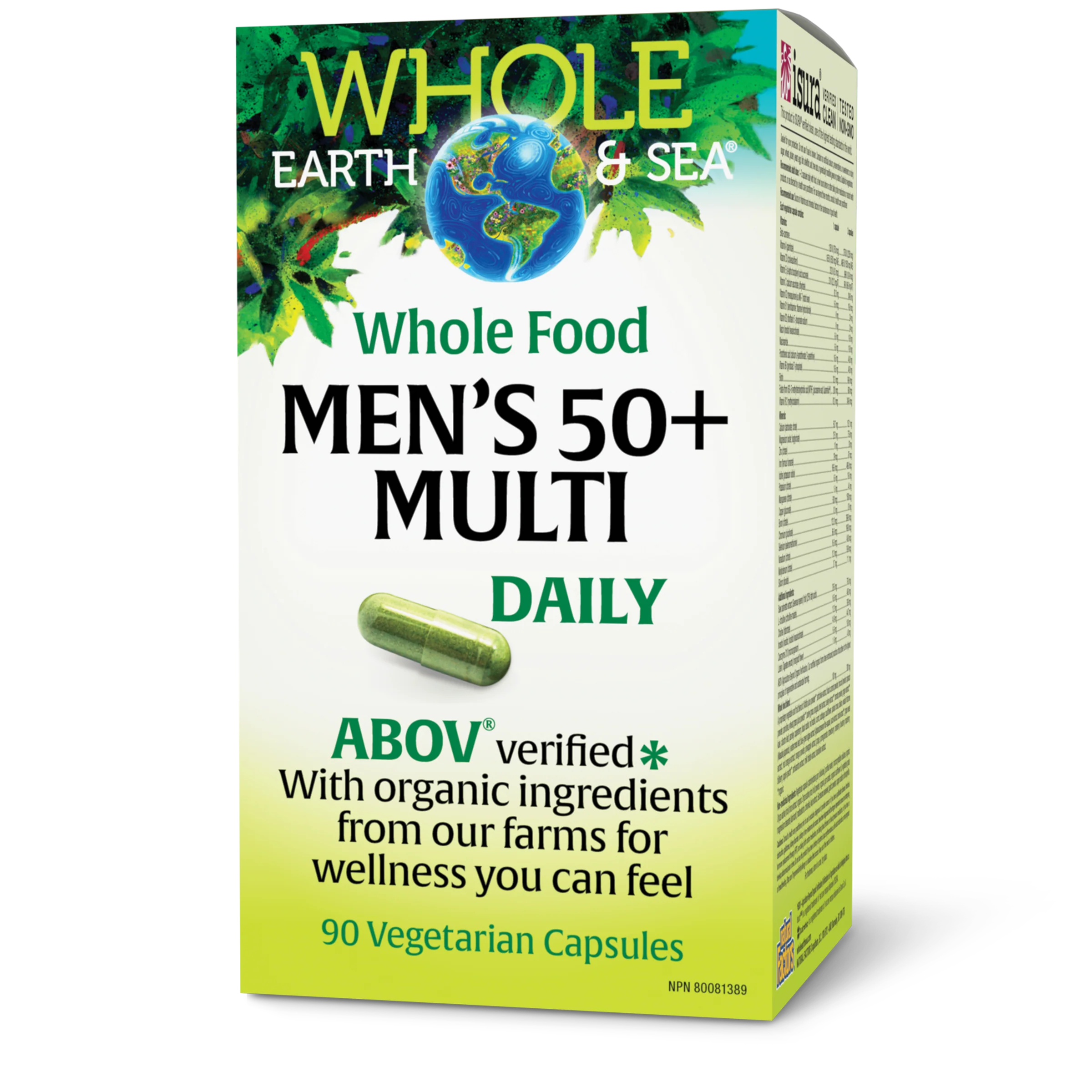 Natural Factors - Whole Earth & Sea Men's 50+ Multi Daily