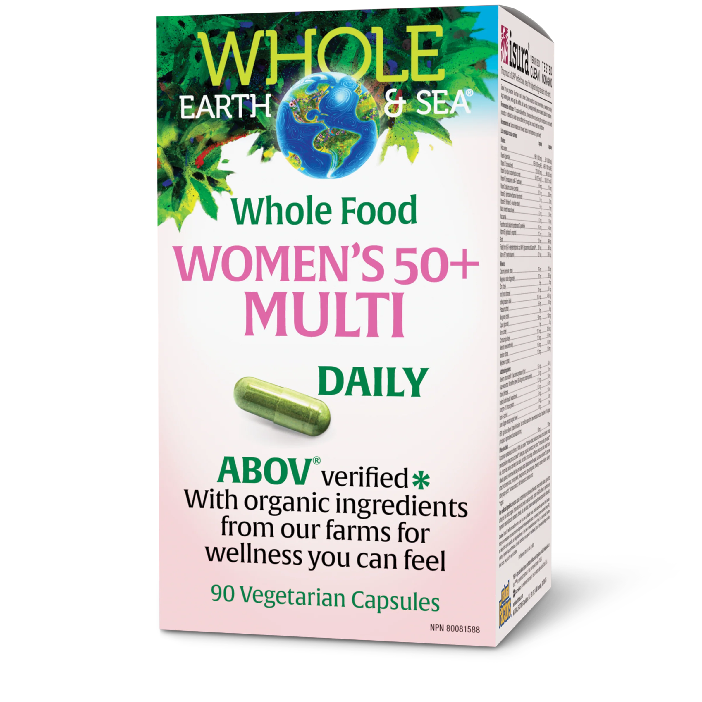 Natural Factors - Whole Earth & Sea Women's 50+ Multi Daily